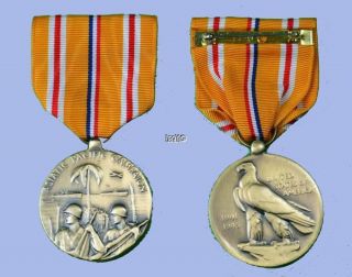 Wwii Us Navy Asiatic Pacific Theatre Campaign Medal Ribbon Box