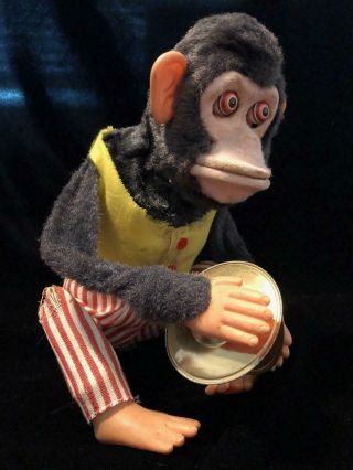 Vintage Musical Jolly Chimp Cymbal Playing Monkey Mechanical Toy Story 3 - 3