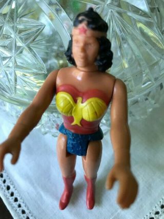 Vintage Mego Pocket Heroes Wonder Woman Dc Comics 1980 Rare Action Figure