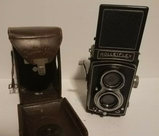 Vintage Rolleicord Dbp Dbgm Camera Franke & Heidecke Lens || W/ Case,  Lens Cap