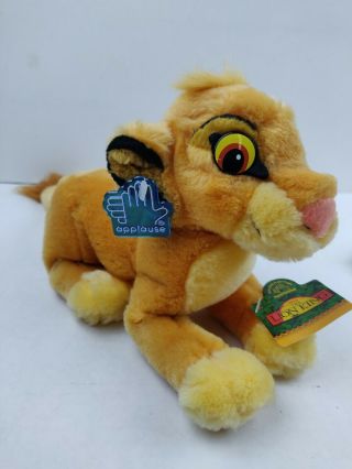 Vintage Disney Applause The Lion King Simba Nala Plush Stuffed Animal -  4