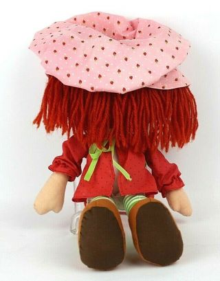 Strawberry Shortcake Rare Rag Doll w/Necklace VTG 1980 Kenner @ JC Penney 3