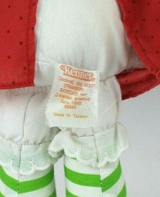 Strawberry Shortcake Rare Rag Doll w/Necklace VTG 1980 Kenner @ JC Penney 4