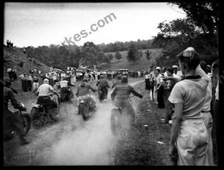 MOTORCYCLE RACING VINTAGE INDIAN HARLEY DAVIDSON POSTER 17” x 24 