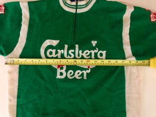Carlsberg Woolistic - Wool Cycling Jersey - XL - Vintage Cycling - L ' Eroica 2