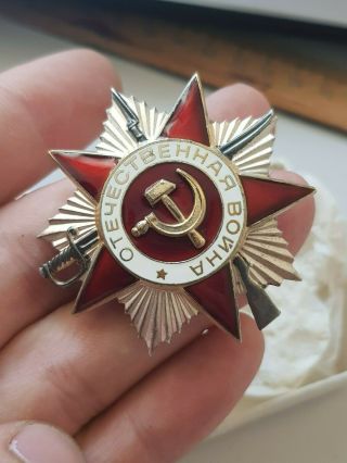 USSR Order of the Patriotic War WWII 2 degree №3869314 2