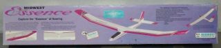 Vintage Midwest Essence 2 Meter Rc Glider Kit 185 Success Series Arf - Nos