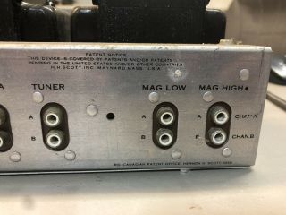VTG H.  H.  Scott 222c Stereomaster Tube Integrated Amplifier Amp 1959 Parts/Repair 11