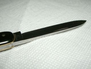 Vintage Large J A Henckels Solingen 4 1/8 " Folding Pocket Knife Thick Blade