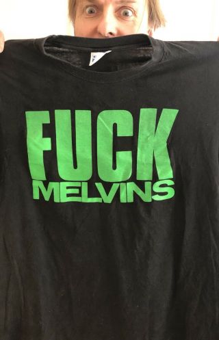 Melvins Vintage 1988 T - Shirt F Ck Happens/ Louder Than Soundgarden