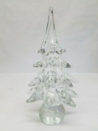 Vtg Murano Italian Art Glass Christmas Tree Sticker