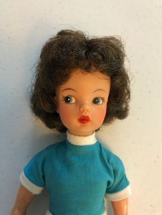 Bs - 12 Dark Brunette Vintage Ideal Tammy Doll 1960s Clothes & Shoes