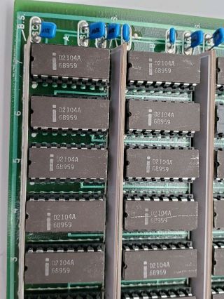 MITS Altair 8800 Computer Memory Board BUS 16k 16 MCD 1970s VTG Intel 1974 1978 2