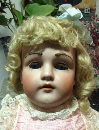 Antique German Doll 26 Inches Tall Kestner Mold 195