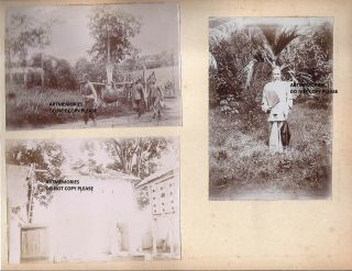 Rare historic album 45 photos c1890 - 1900 China,  Hong Kong Indochina,  military 10