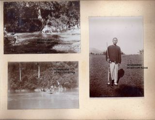Rare historic album 45 photos c1890 - 1900 China,  Hong Kong Indochina,  military 5