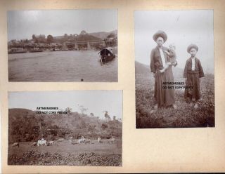 Rare historic album 45 photos c1890 - 1900 China,  Hong Kong Indochina,  military 6