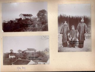 Rare historic album 45 photos c1890 - 1900 China,  Hong Kong Indochina,  military 8