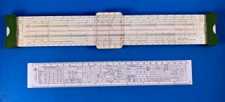 Mathema 2/84N Faber Castell Slide Rule.  Very Rare. 9