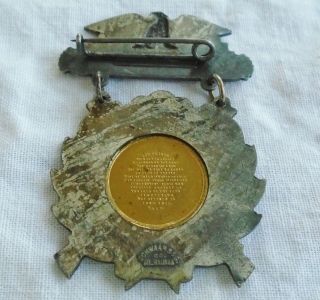 WWII Camp Stewart,  Ga.  Medal - National Defenders of USA - Lords Prayer with Eagle 4