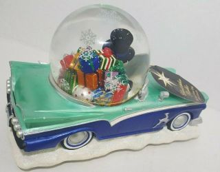 CHRISTOPHER RADKO musical SNOWRIDER SNOWGLOBE vintage car Jingle Bells 2