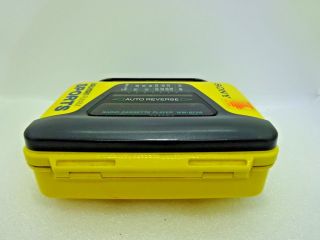 Vintage Sony Walkman Sports WM - BF 59 Radio Cassette Player Fully Order 4
