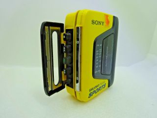 Vintage Sony Walkman Sports WM - BF 59 Radio Cassette Player Fully Order 7