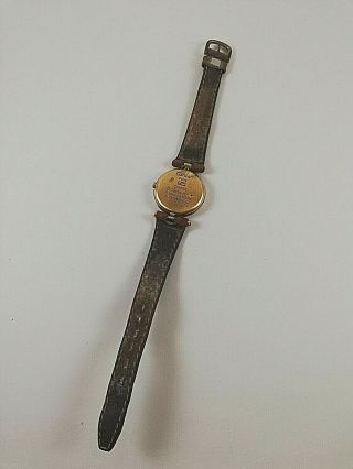 Vintage Must de CARTIER Paris 925 Argent Swiss Made Watch Plaque Or G 20M 6