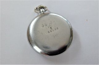 1940 ' S MILITARY CYMA 15 JEWELLED SWISS LEVER POCKET WATCH IN ORDER 5