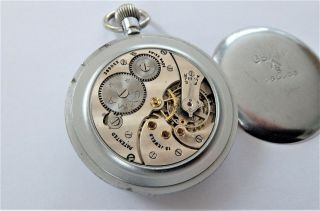 1940 ' S MILITARY CYMA 15 JEWELLED SWISS LEVER POCKET WATCH IN ORDER 7