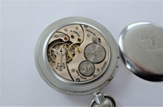 1940 ' S MILITARY CYMA 15 JEWELLED SWISS LEVER POCKET WATCH IN ORDER 8