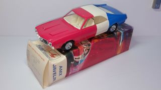 1/25 JO - HAN RARE AMC JAVELIN SST RED WHITE AND BLUE BOX PROMO CAR 2