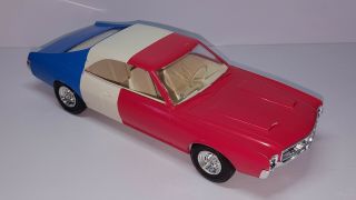 1/25 JO - HAN RARE AMC JAVELIN SST RED WHITE AND BLUE BOX PROMO CAR 6