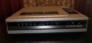 Sega Video Laserdisc Player Vip9500sg/astron Belt & Remote Very Rare