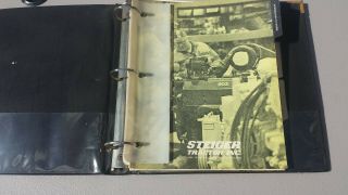 Vintage 1974 Steiger Dealer 4 Wheel Drive Tractor Sales Brochure Booklet Binder 2