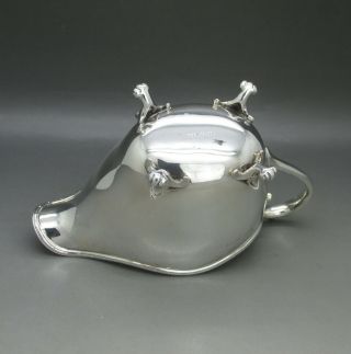 VINTAGE GOOD QUALITY HEAVY SOLID STERLING SILVER CREAM JUG 170g BIRMINGHAM 1924 7