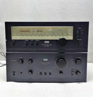 Vintage Sansui AU - 517 Integrated Amplifier and TU - 517 AM - FM Stereo Tuner 3474 2