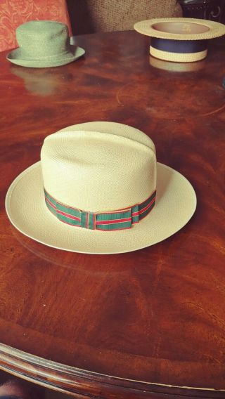 Vintage Mens Panama Hat By Polo Ralph Lauren