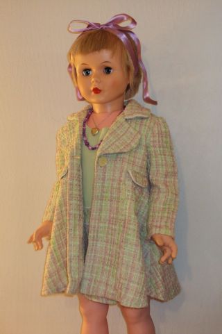 Vtg Rare Huge Patty Playpal Type Walker Doll Talks Talking Unmarked