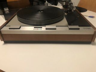 Vintage Thorens Td - 125 Mkii Turntable Record Player Belt Drive W/ Shure Sme 3009
