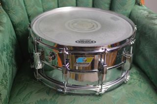 Vintage Ludwig 1970’s 6.  5” X 14” 402 Supraphonic Snare 1970s Ludwig 14x5 Snare