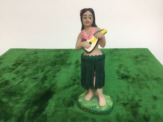 Vintage Hawaiian Aloha Hula Girl Bobble Nodder Hot Rod Dashboard Pin Up Doll