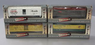 American Flyer Ho Scale Vintage Freight Cars: 502,  33526,  33520 & 33523 [4]/box