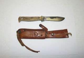 Vintage Puma Germany 6397 Hunters Pal Stag Hunting Knife See No - Reserve