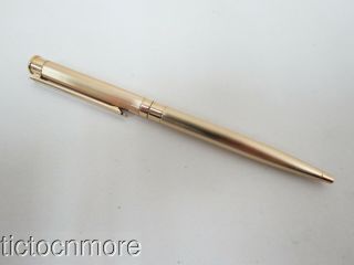 VINTAGE MONTBLANC NOBLESSE GOLD PLATED BALLPOINT PEN 2