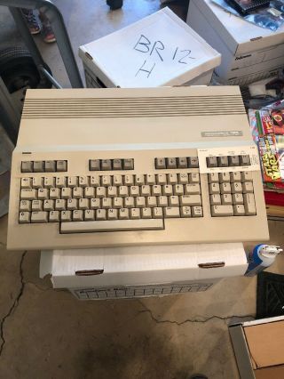Vintage Commodore 128 Personal Computer And Cables