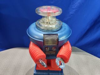Vintage 1966 Remco Lost in Space Toy Robot Blue/Red 2