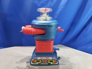 Vintage 1966 Remco Lost in Space Toy Robot Blue/Red 4