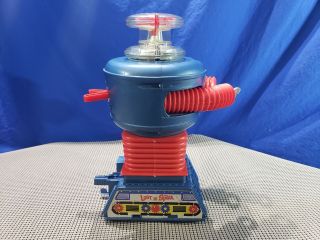 Vintage 1966 Remco Lost in Space Toy Robot Blue/Red 9