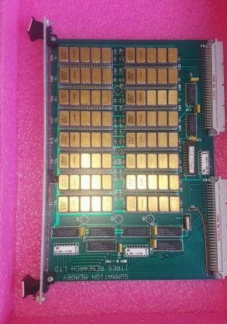 Summation Memory Itres Research Board Card Gold Recovery Vintage Scrap Cpu Ics